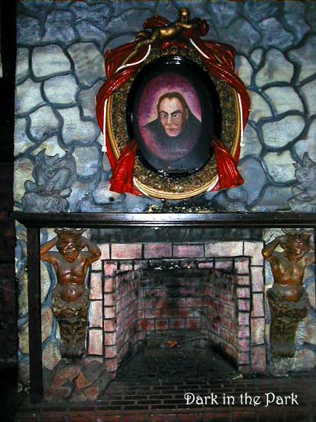 [fireplace in entrance hall]