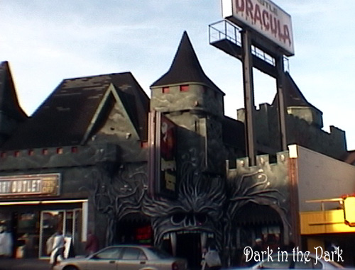 [Dracula's Haunted Castle during the day]