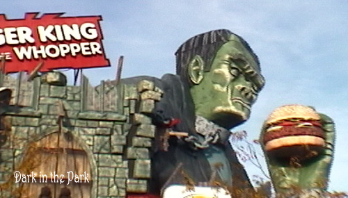 [Frankenstein eats a whopper]