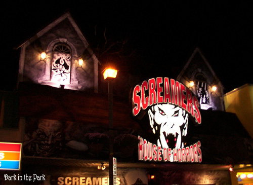 [Screamers outside]